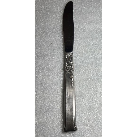 Silver Rose by Oneida Sterling Silver Handle‎ Single Dinner Knife